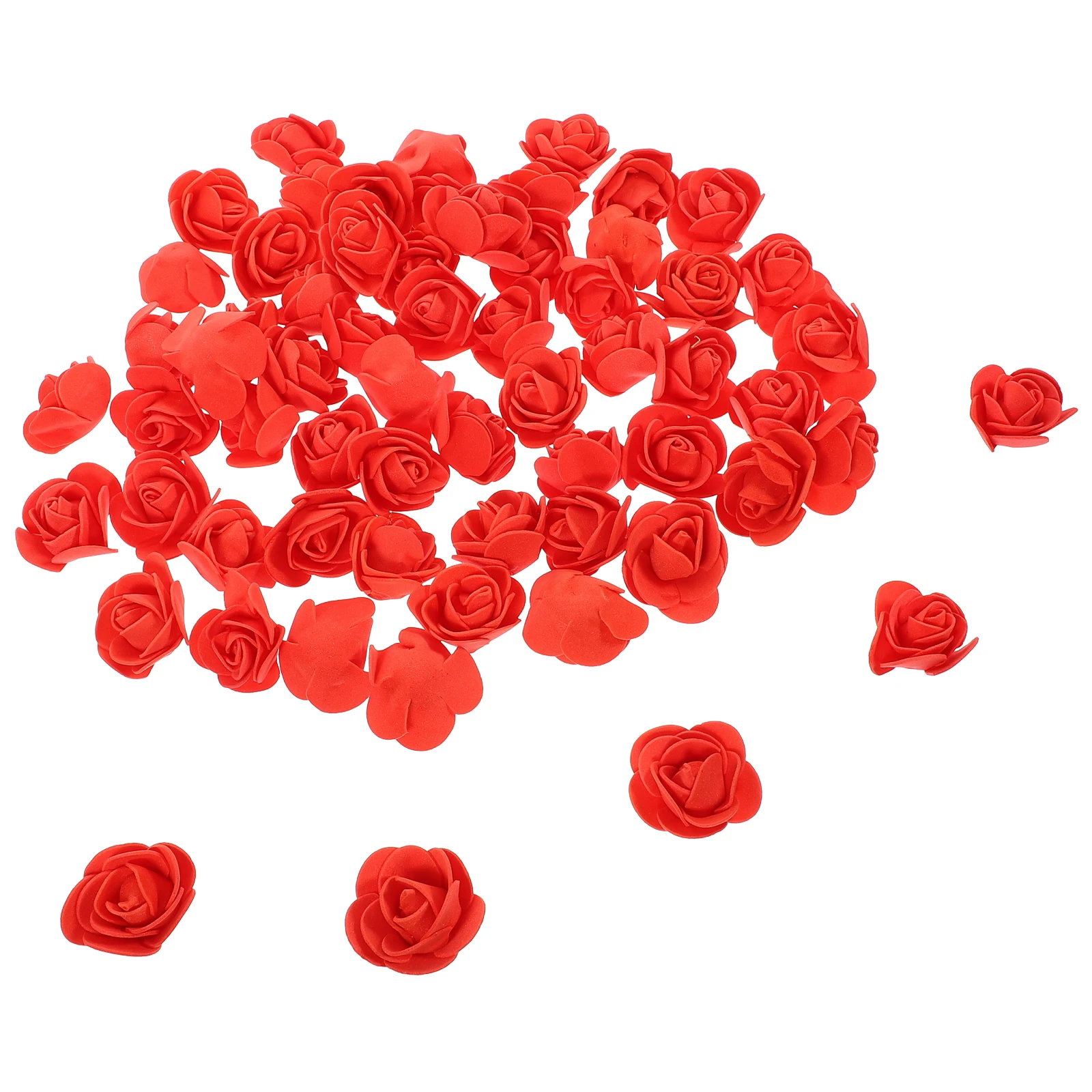 

200 Pcs Artificial Rose Heads Bulk Floral Foam PE Decoration Craft Supplies Fake FlowersFlower DIY Crafts Bulk Decorations