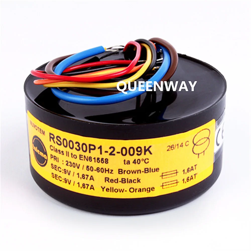 2* 6V 9V 12V 15V 18V 25V 30W 4A RS Talema Fully Shielded Toroidal Transformer 30VA Primary Rated Voltage 230V AC