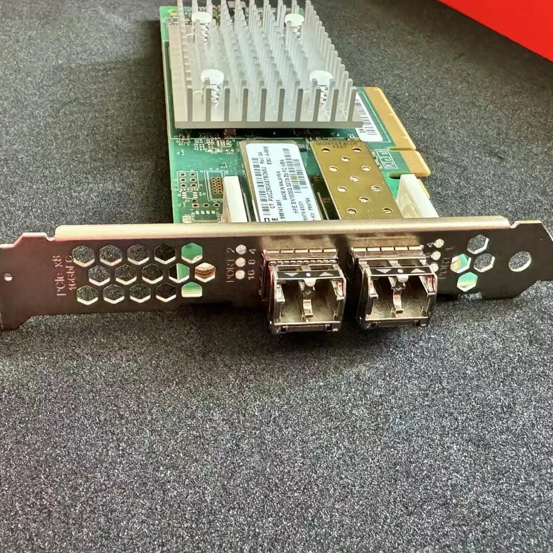 عرض ساخن لعام 2025 بطاقة HPE P9M76A بمنفذ مزدوج 32 جيجا بايت من الألياف قناة HBA 868141-001 SN1600Q QLE2742