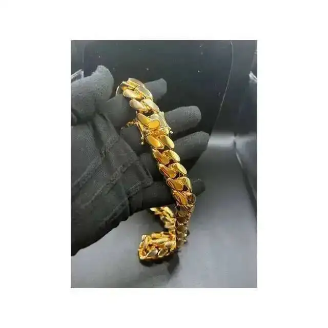 

Cuban Link Chain 22mm-22 24-gold Plated 18k Gold 500 Grams Chain Stainless Steel Half Kilo Chain Heavy Cuban Link Necklace