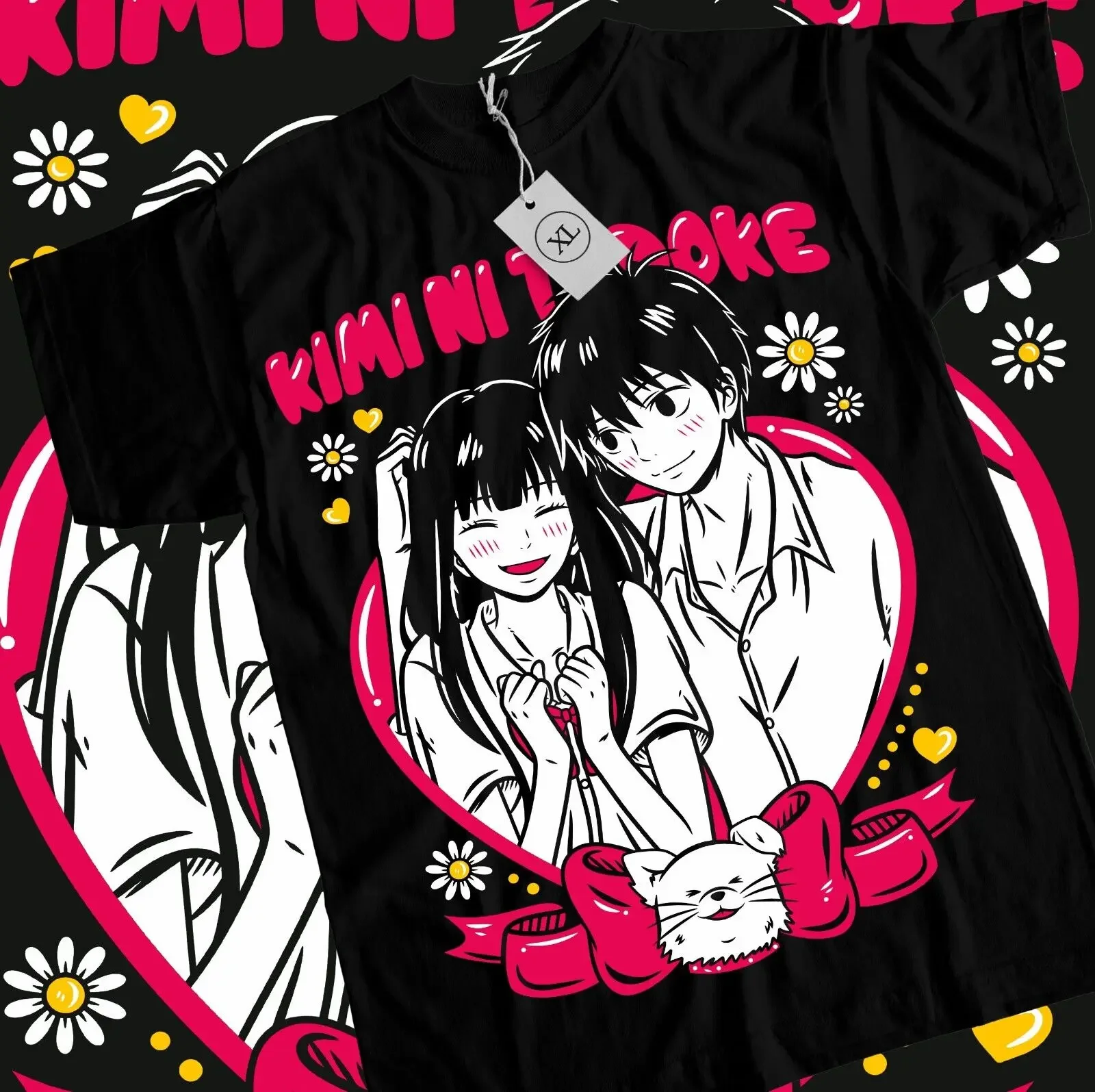 Kimi Ni Todoke T-Shirt Waifu Girl Sawako AnimeManga Kawaii Girl Shirt All Size