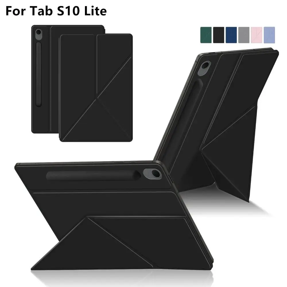 Auto Sleep/Wake 10.9″ Magnetic Case with Pen Slot Anti-fall Tablet Protective Cover Anti Scratch for Samsung Galaxy Tab S10 Lite