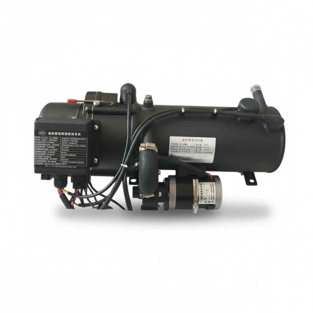 Diesel Engine Coolant Heater, 12V All-in-One Parking Heater, 5kW 8kW 10kW Liquid Heater for Trucks, RVs, Boats and Vans