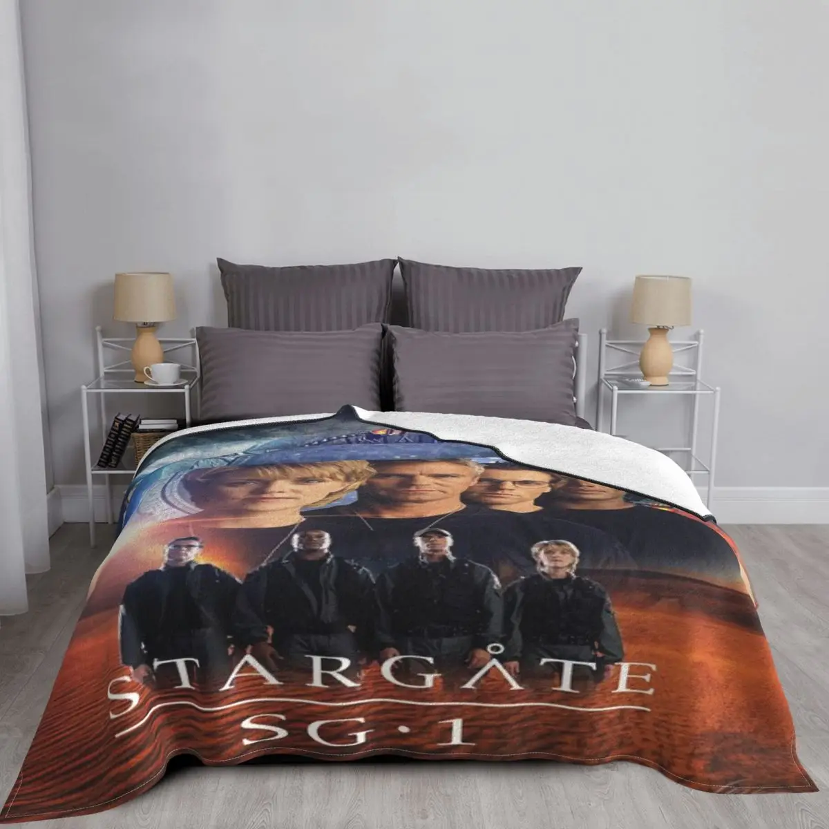 Stargate SG1 3 Deken Sprei Plaid Fleece Deken Zomer Sofa