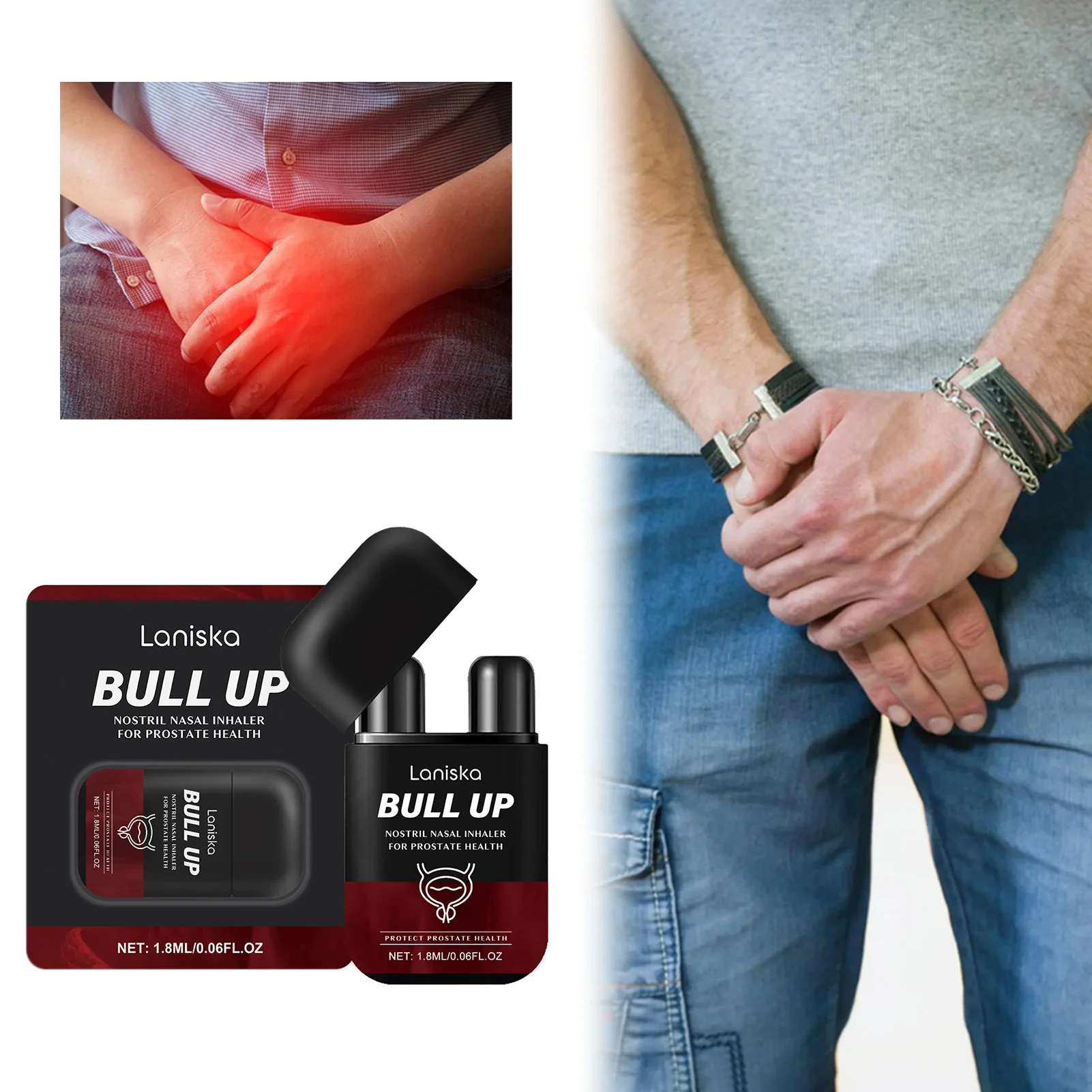 

Portable Nasal Sprayer Dual-Function Nasal Inhaler for Promote Prostate Health Prostate Wellness Nasal Inhaler Daily Use 1.8ML