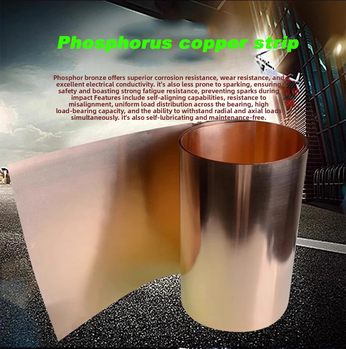 

Phosphorus Copper Strip/Customizable Size For Arbitrary Cutting