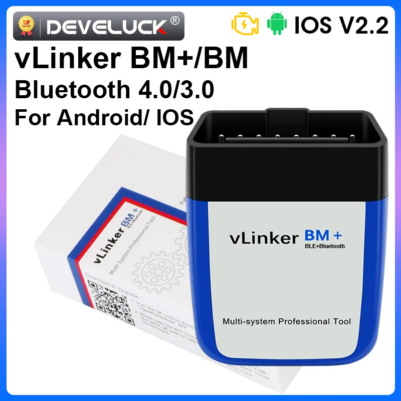 vLinker iCar Pro OBD 2 OBD2 For BMW Car Auto diagnostic Scanner Bluetooth 4.0 BT3.0 For Android / IOS Scan Tools Elm 327 V1 5