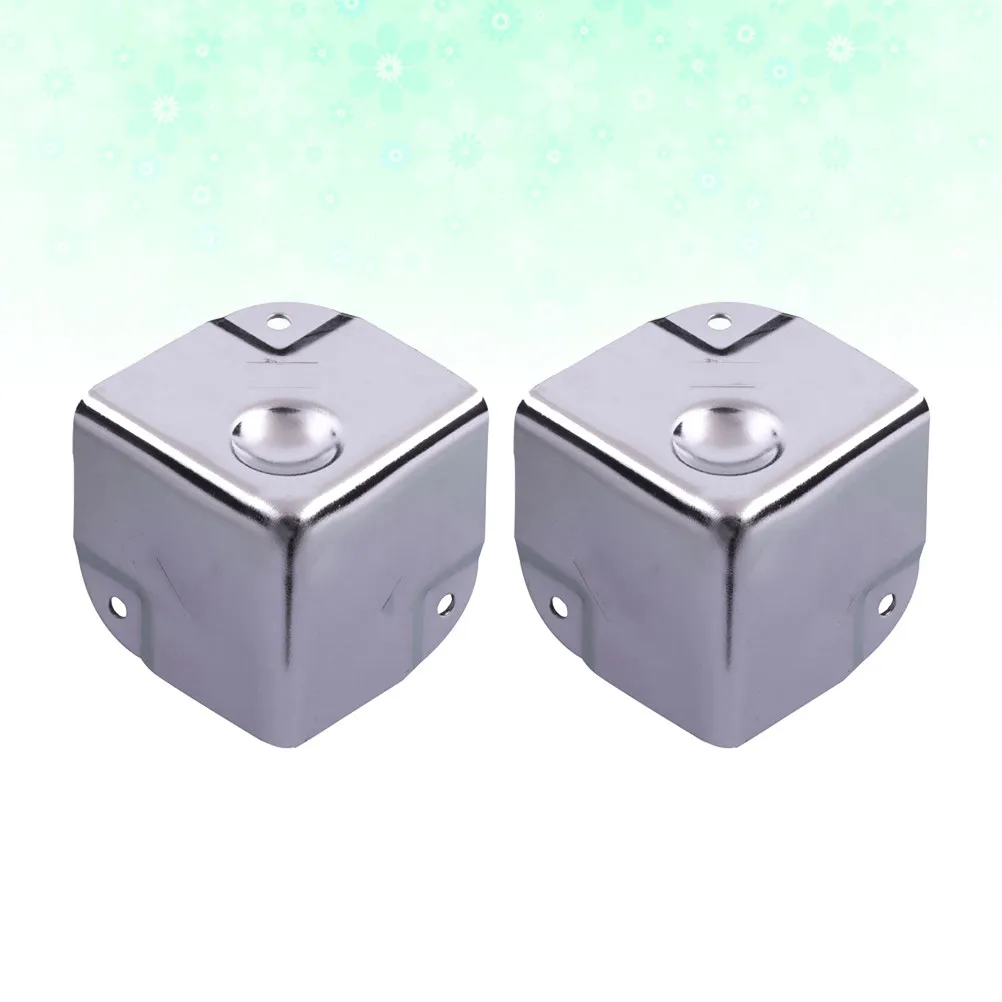 

2Pcs Stainless Steel Aluminum Case Corner Protector Durable for Storage Desk Table Corner Protection