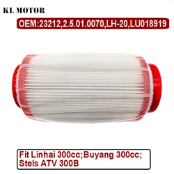 Linhai ATV Air Filter Element, peças da motocicleta, 260 300 400, LH260, LH300, LH400, 23212