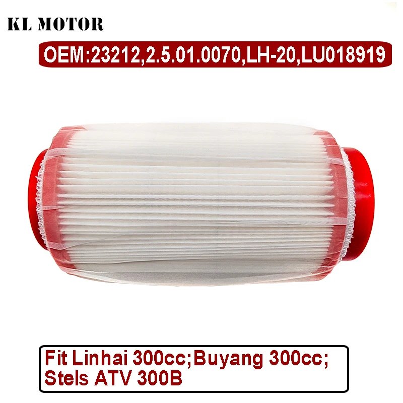 Linhai ATV części motocyklowe filtr powietrza 260 300 400 LH260 LH300 LH400 wkład filtra 23212 2.5.01.0070 LU 018919
