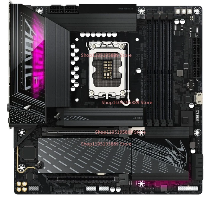 

For Gigabyte, E-sports Engraving B860M AORUS PRO WIFI7 Supports WiFi7, DDR5 Memory, LGA1200 Interface
