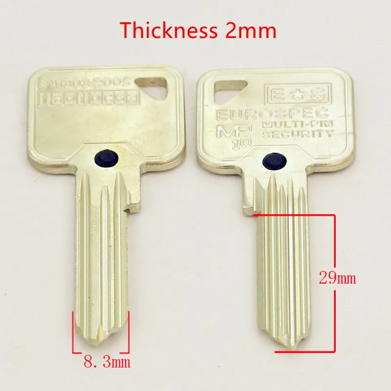 A229 Wholesale Locksmith Keymother Brass House Home Door Blank Empty Key Blanks Keys 5 pieces/lot