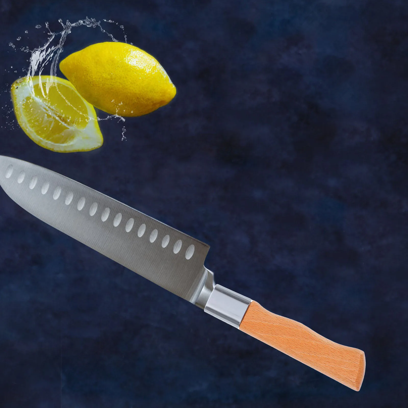 مقبض سكين بديل من الخشب الصلب لصنع السكاكين بنفسك، مستلزمات قطع المطبخ، مقبض خشبي غير قابل للانزلاق، ملحق قبضة مريح #3