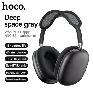 HOCO W65 Plus ANC Réduction de bruit Bluetooth Écouteurs circum-auriculaires sans fil Gros écouteurs Hifi Sons sport Casques avec bouton 6 meilleurs hoco de vente - No 1