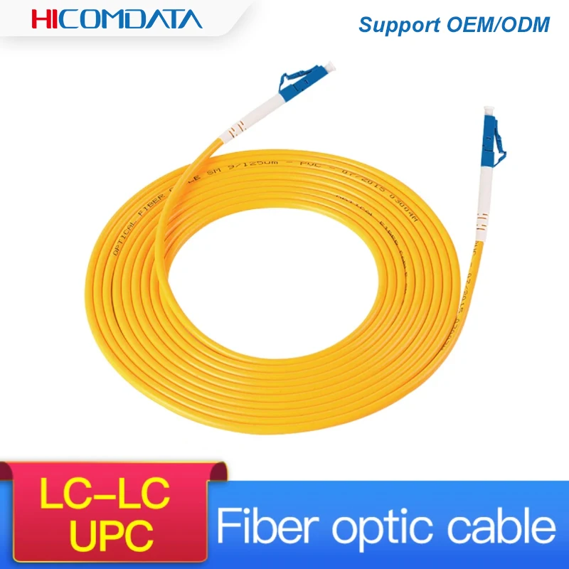 

Single Mode Fiber Optic Patch Cable, LC-LC, SM 2.0/3.0mm, 9, 125um, FTTH Patch Cord, Optical Jumper, 1m, 3M, 5m, 10m