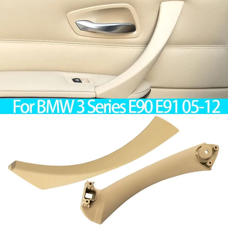 

Car Interior Left Right Door Inner Handle Panel Pull Trim Cover For BMW 3 Series E90 E91 316 318 320 325 328i 2005-2012