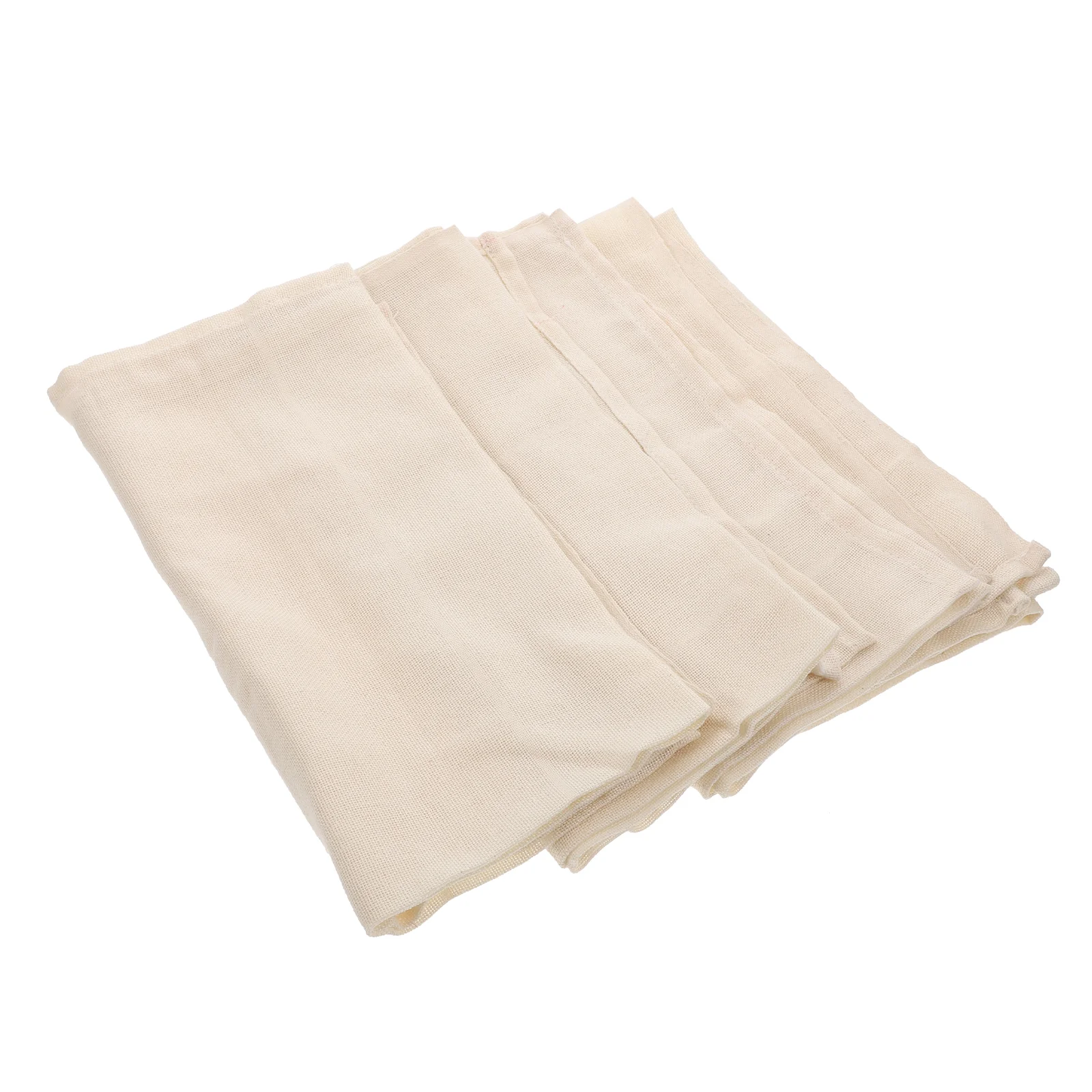 

4Pcs Cotton Filter Cloth Fine Mesh Reusable Steaming Bag Nut Cold Brew Cheesecloth Bean Curd Kitchen Barware