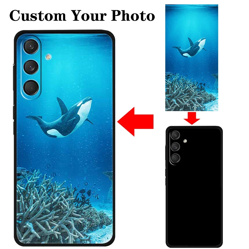 Customized DIY Soft TPU Protect Phone Case For Samsung Galaxy A16 A06 A26 A56 A55 A35 A25 A15 A05 A05S 5G M35 M55 M15 Coque A 16