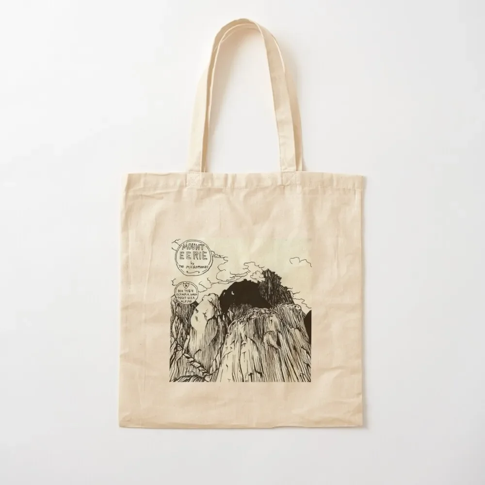 The Microphones - Mount Eerie Drawing Tote Bag eco bag folding woman shopping bag Canvas for women canvas bags