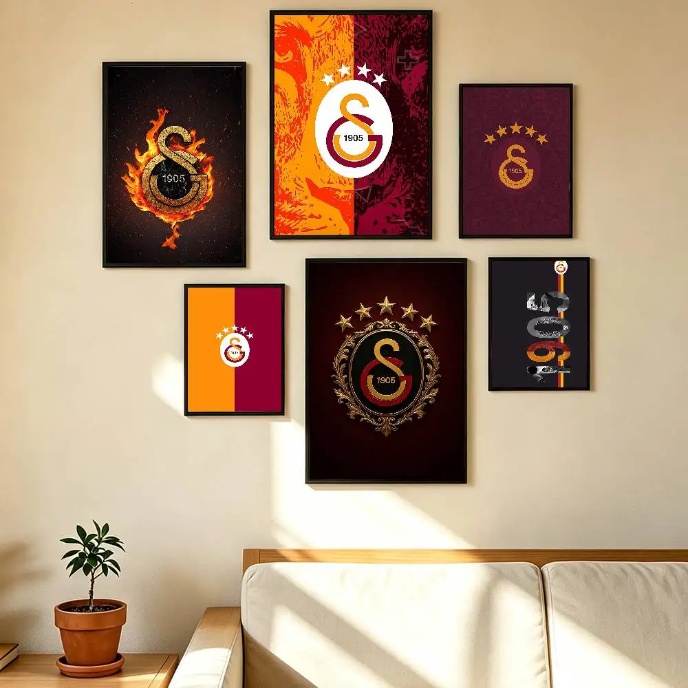 G-Galatasaray-Club Poster Waterproof Wall Art Sticker For Bar Living Room Vintage Decor High Quality Print Gift