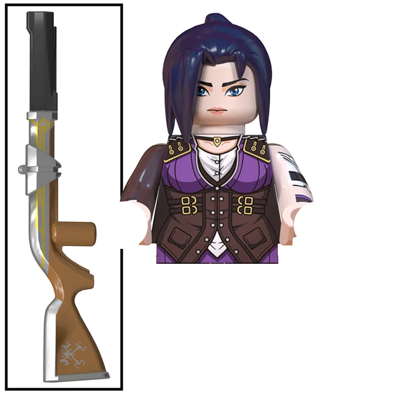 Arcane: リーグ・オブ・レジェンドアニメーションゲーム周辺おもちゃジンクス VI ケイトリンヴィクトル小さな人形アニメアクションモデルフィギュアコレクション