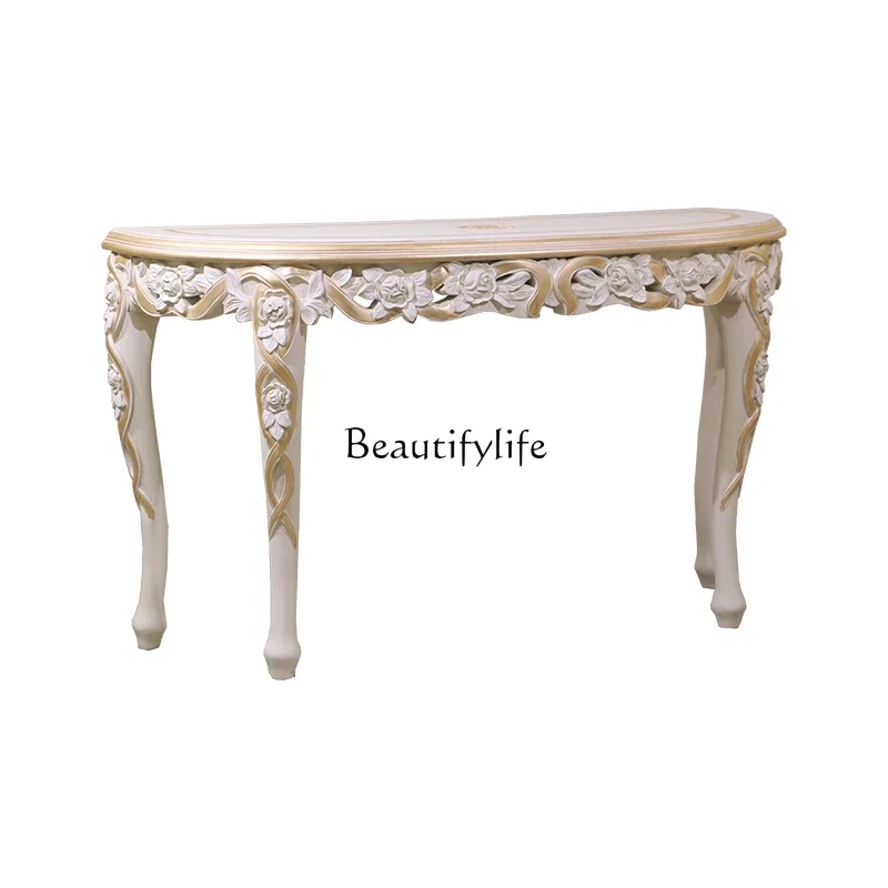 

FG10European solid wood dressing stool, shoe change makeup stool, bedroom solid wood
