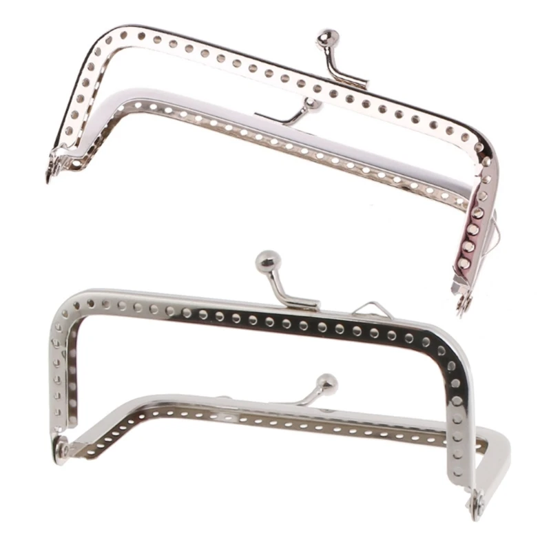 

ZB 1PC Square Metal Frame Kiss Clasp For Handle Bag Purse 10cm DIY Accessories