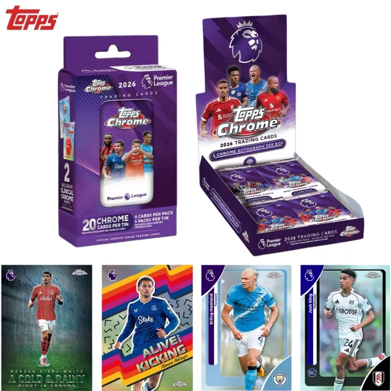 temporada-2025-26-topps-premier-league-tarjeta-coleccionable-de-futbol-uefa-champions-league-serie-chrome-edicion-limitada-regalo-divertido
