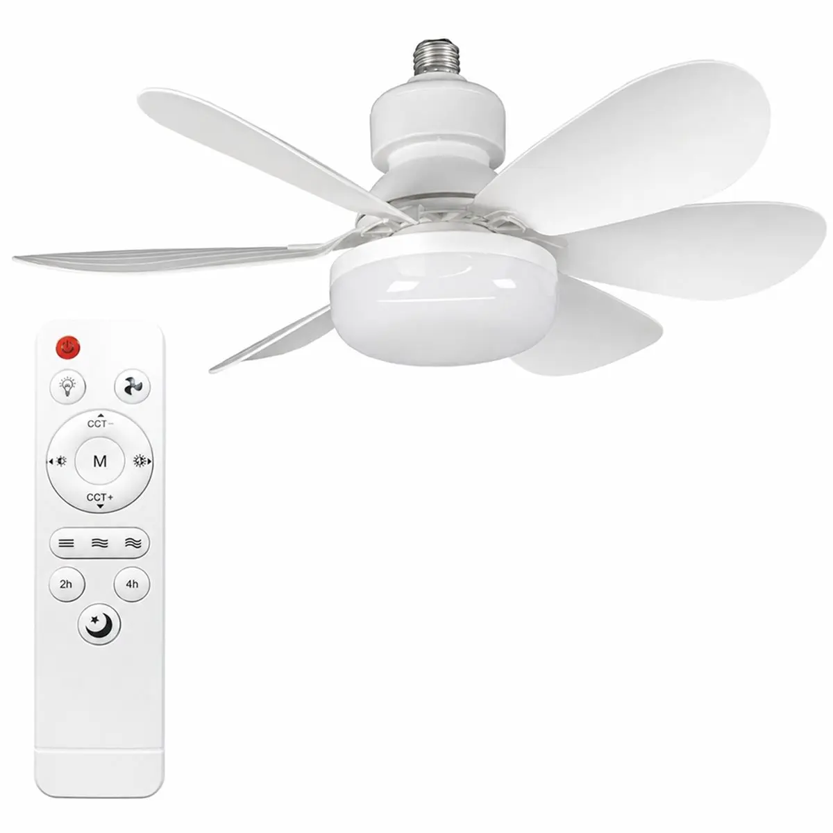 A32I Base Home-Use Quietly Ceiling Fan with 40W LED Night Light Wireless Remote Stepless Dimming Smart Ceiling Fan Lights