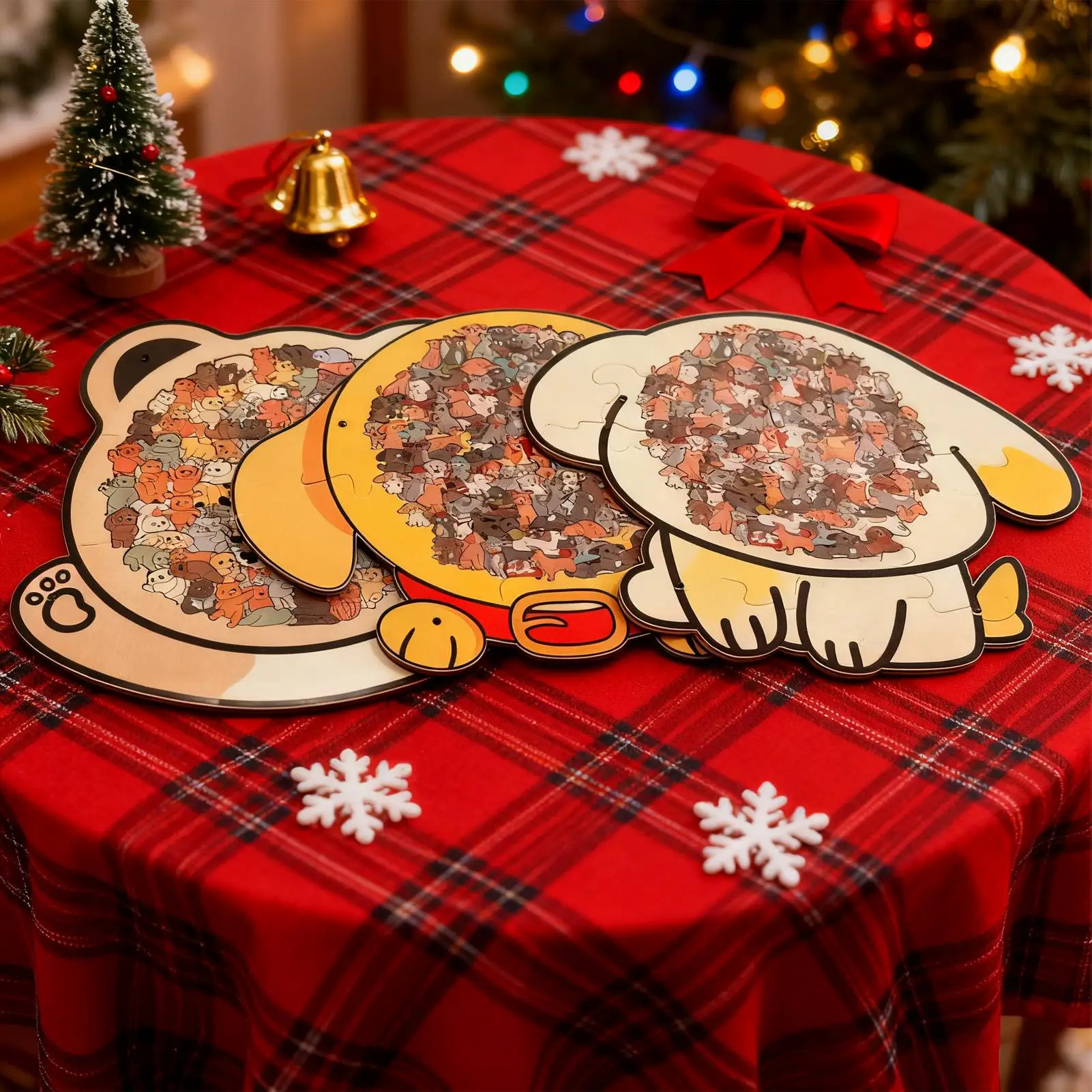 

Wooden Animal Puzzle Dog Frame Design Matching Toy Wooden Colored Animal Jigsaw Puzzle For Adult Youth Elderly Friend Preschool