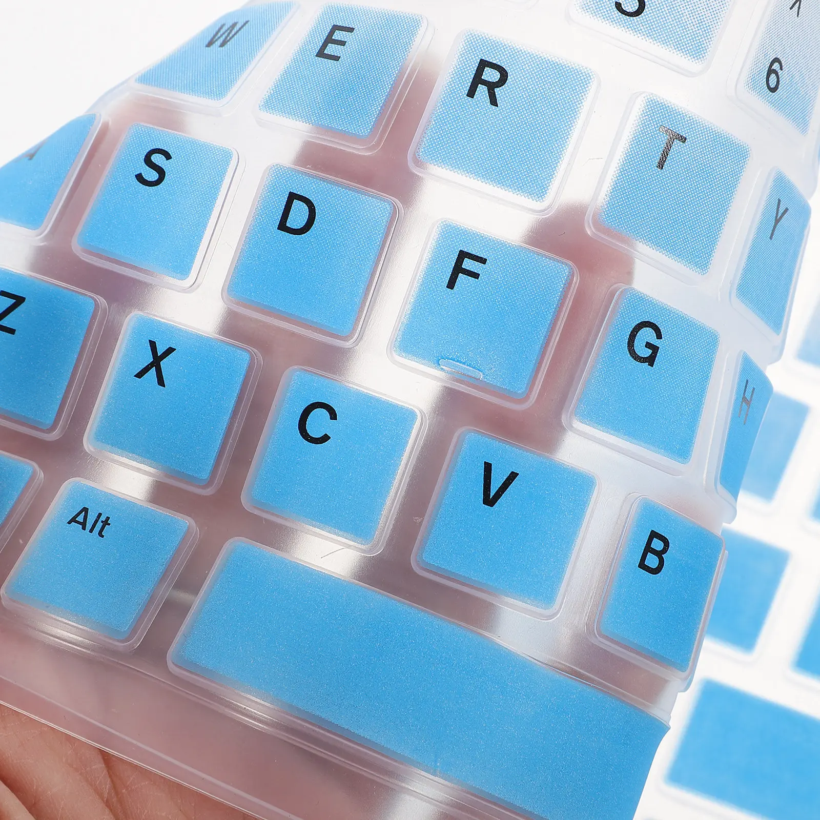1Pcs Ultra-Thin Silicone Keyboard Cover Waterproof Dustproof for Kb216 Km636 Optiplex 5250 3050 3240 5460 7450 7050