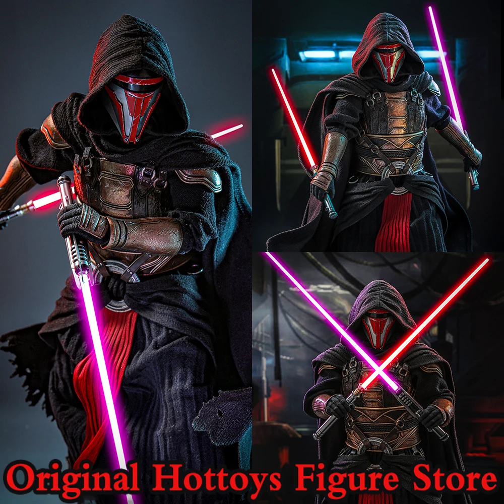 HOTTOYS HT VGM62 1/6 스케일 남성 군인 다스 레반 스타워즈 올드 리퍼블릭 기사단 풀 세트 12인치 액션 피규어 인형