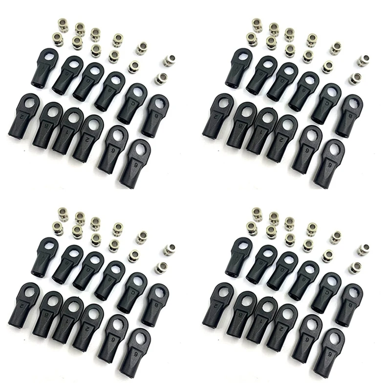 48Pcs 5347 Rod End Kogelgewricht Algemene Trolley Bal Sets Voor 1/10 Traxxas E-REVO Revo Summit