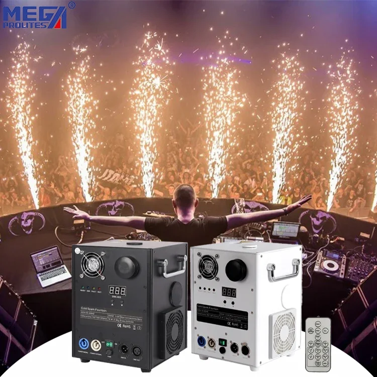 Electronic DMX512 750W 900W stage wedding Event spark machine stage equipment Cold Firework Spark Flame Machine