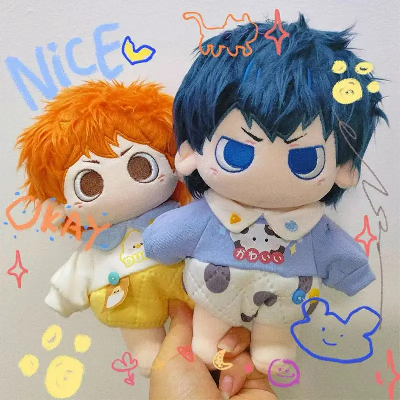 Stuffed 20cm Anime Haikyuu!! Hinata Shoyo kageyama tobio Anime Figures Plush Cartoon Cotton Dolls Toys Gifts for Children Adults