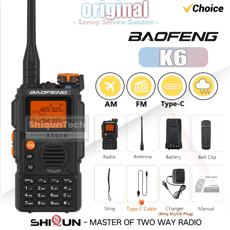 baofeng-k6-dual-band-ham-radio-uv-k6-outdoor-handheld-two-way-radio-999channel-stopwatch-noaa-weather-fm-am-radio-usb-c-charging