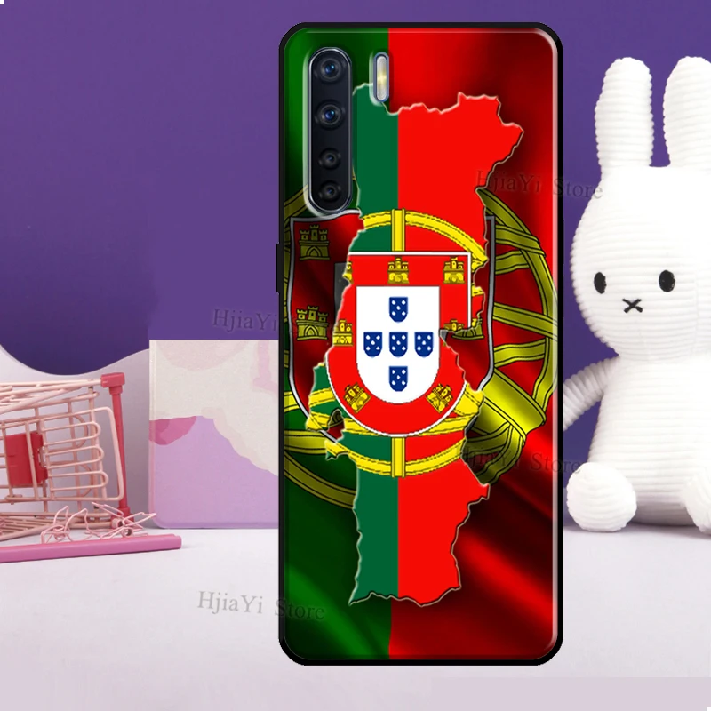 Portugal Flag Case For OPPO A52 A72 A5 A9 A53 A53S 2020 A54 A74 A94 A3S A5S A83 A91 A1K A15 Back Cover