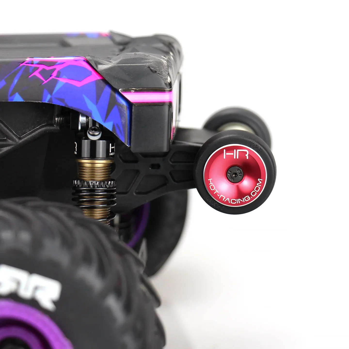 HR ARRMA 1/16 Gorgon Grom Magic Snake 1/16 Quake Grom Quick Customer Bearing Version Tail Wheel + Wheel Cover