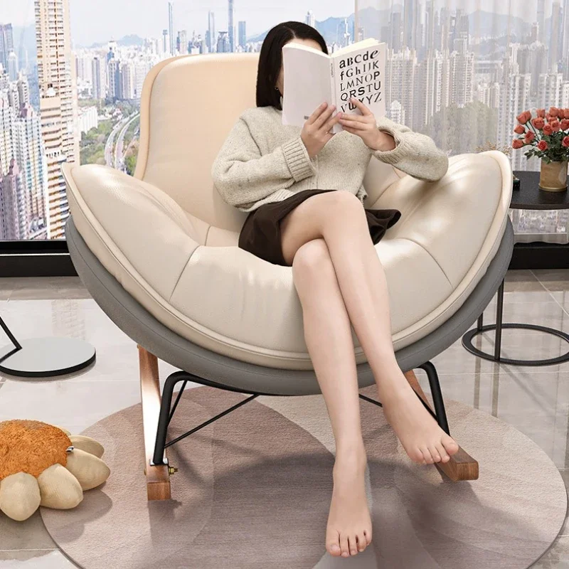 Household GoodsRocking Chair Reclining Chair Adult Sleeping Living Room Lazy Sofa Balcony Leisure Chair Bedroom Happy Chair