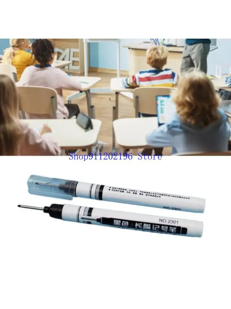 P82A 20mm Deep Reach Marker Long Tip Marker Pen, Waterproof Deep Hole Marker