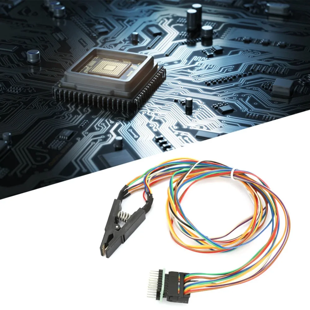 

16 Pin SOP16 to DIP8 Flash Clip SOP16 SOIC16 20cm SOP16 to DIP8 IC Test Clamp SOP16 to DIP8 SOP16 to DIP8 Test Clamp