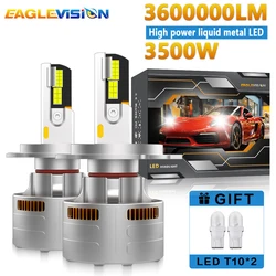 EAGLEVISION H7 H3 H4 LED Headlight Canbus Four Copper CANBUS Lamp LED Lighthouse 12v 24v HB3 HB4 9012 H1 H4 H7 H11 H13