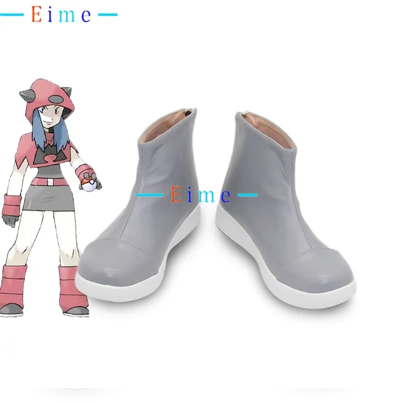 Team Magma Cosplay Shoes PU Leather Shoes Halloween Carnival Boots Big Size Anime Accessories Cosplay Props Custom Made