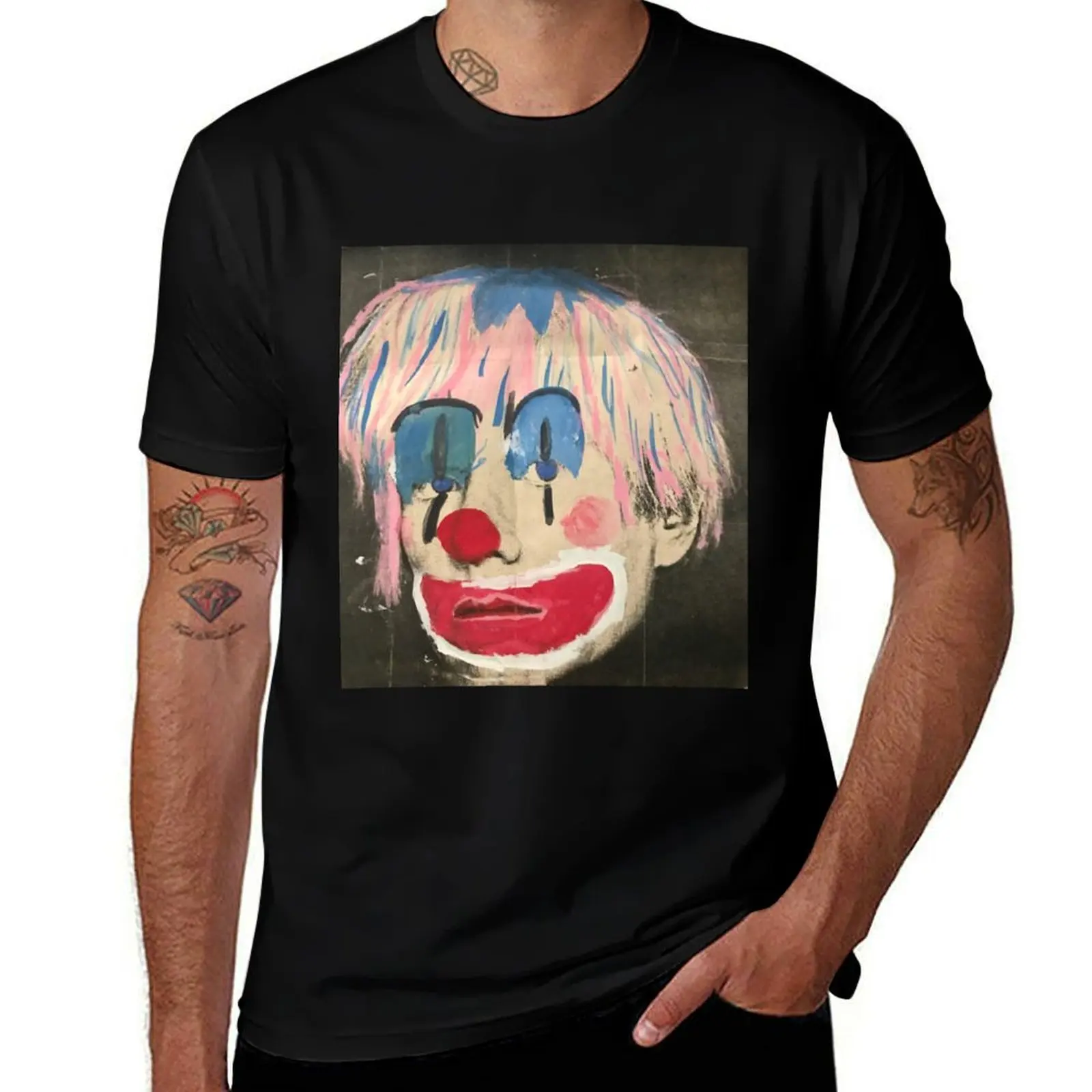 

Andy Warhol Clown T-Shirt graphic t shirts for man man t shirt summer T-Shirt