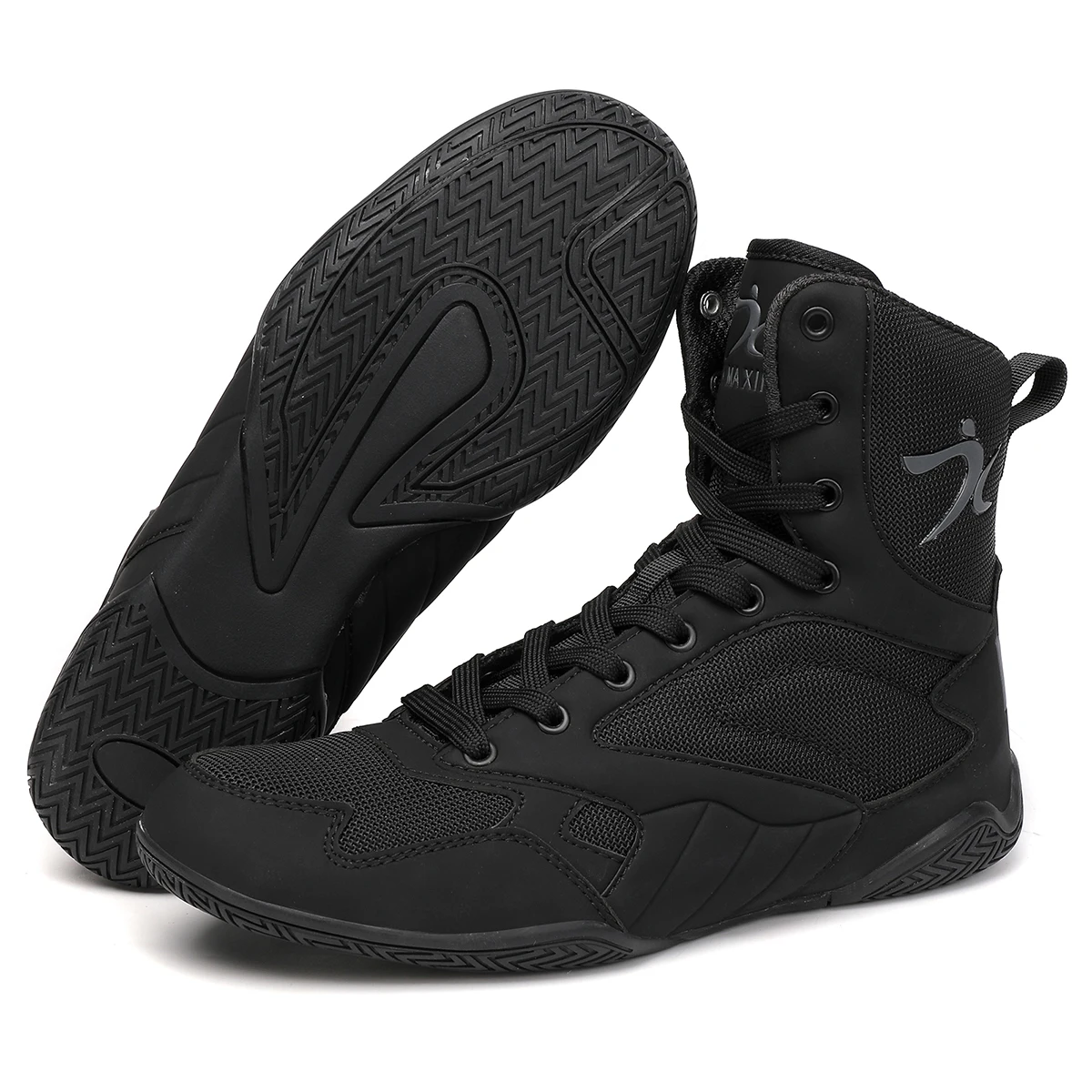 A6002 Herren High-Top Boxtrainingsschuhe Jugendliche Mesh-Ringerschuhe Leichte Fitness-Sneaker Outdoor-Sportschuhe – Detail 7