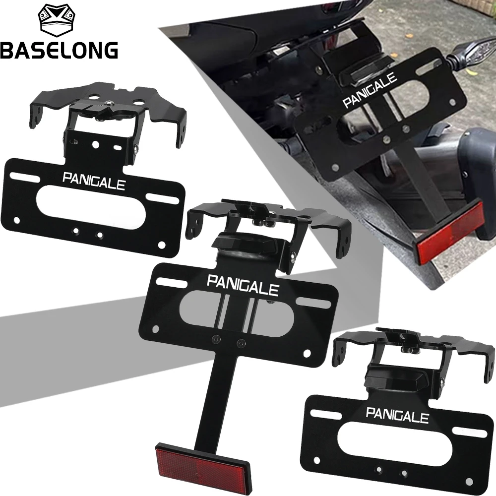 

For Ducati Panigale V4 V4/S/SP/R/Speciale/Superleggera 2018-2019-2020-2021-2022-2023-2024 License Plate Bracket Holder Fender