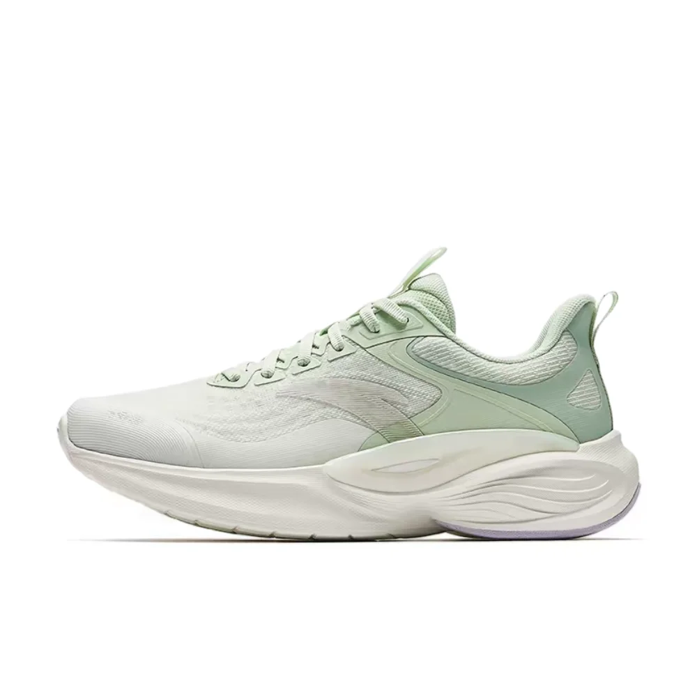 Anta Lingyun: Comfortable, Versatile, Trendy,Non-Slip, Breathable Low-Top Casual Running Shoes for Women(White/Green)922525502-3