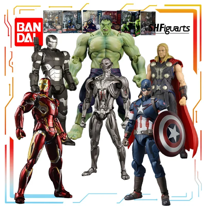 Bandai S.H.Figuarts SHF Avengers Age of Ultron Articulated Action Figure Pre-painted Collectible Figurine Hobby Display Toy Gift
