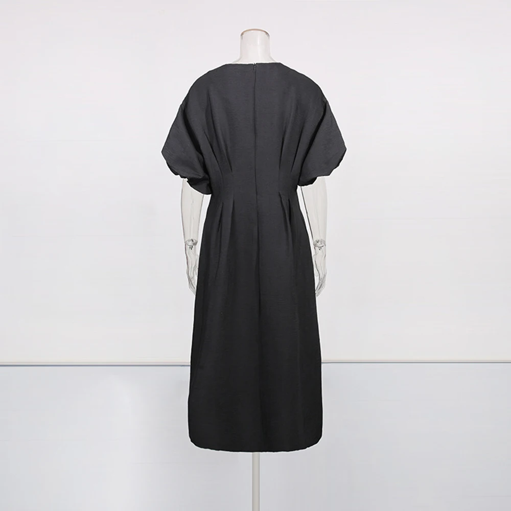 غير متناظرة أنيقة عارضة الماس الخامس الرقبة بلا أكمام قميص بالإضافة إلى حجم اللباس-GZXXX380 #4