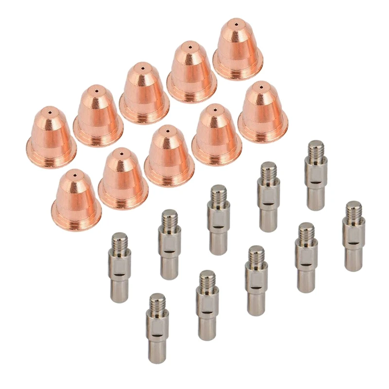 

10 X PR0110 Electrode + 10 X PD0116-08 Nozzles For S25 S45 Plasma Cutter Torch